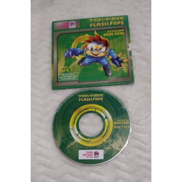 Taco Bell Tek Kids Flash Ops PC DVD-Rom Game Disc 1 Mission Aqua Zone 2006 - Picture 3 of 10